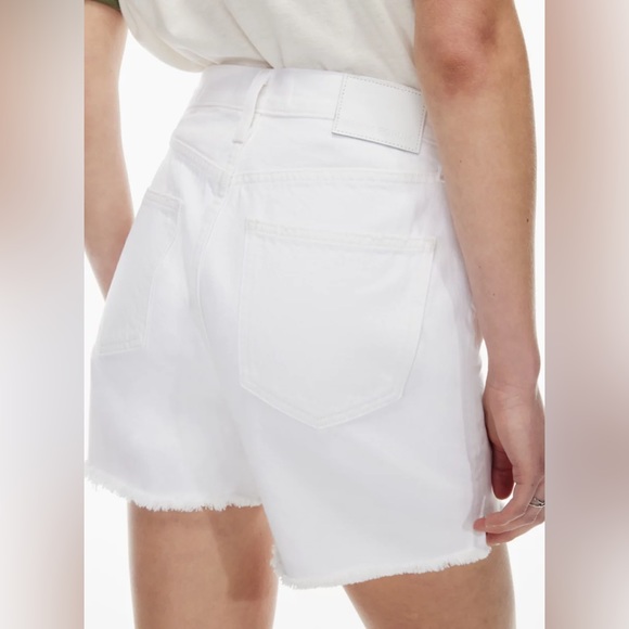 NWT ARITZIA DENIM FORUM The Yoko Mid Thigh Short (26) - Picture 3 of 5